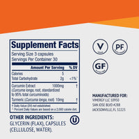 Curcumin with Turmeric Vimergy Supplements Vitamins