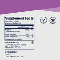 Magnesium Glycinate Vimergy Supplements Vitamins