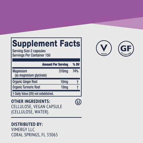 Magnesium Glycinate Vimergy Supplements Vitamins