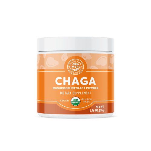 Organic Chaga Powder Vimergy Supplements Vitamins