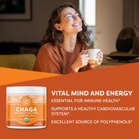 Organic Chaga Vimergy Supplements Vitamins