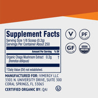 Organic Chaga Vimergy Supplements Vitamins