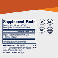 Organic Chaga Vimergy Supplements Vitamins