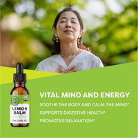 Organic Lemon Balm Vimergy Supplements Vitamins