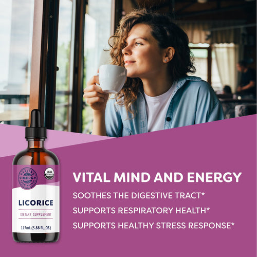 Organic Licorice 10:1 Vimergy Supplements Vitamins