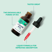 Organic Liquid B12 Vimergy Supplements Vitamins