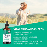 Organic Liquid B12 Vimergy Supplements Vitamins