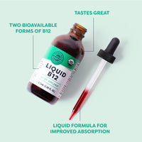 Organic Liquid B12 Vimergy Supplements Vitamins