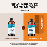 Organic Liquid Cat's Claw Vimergy Supplements Vitamins