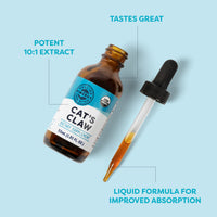 Organic Liquid Cat's Claw Vimergy Supplements Vitamins