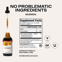 Organic Liquid Goldenseal Vimergy Supplements Vitamins