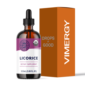 Organic Liquid Licorice Vimergy Supplements Vitamins