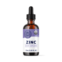 Organic Liquid Zinc Vimergy Supplements Vitamins