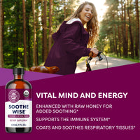 Soothe Wise* Elderberry & Raw Honey Syrup Vimergy Supplements Vitamins