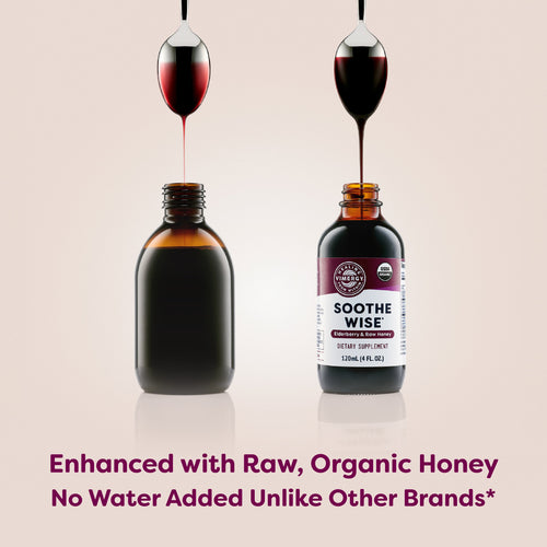 Soothe Wise* Elderberry & Raw Honey Syrup Vimergy Supplements Vitamins