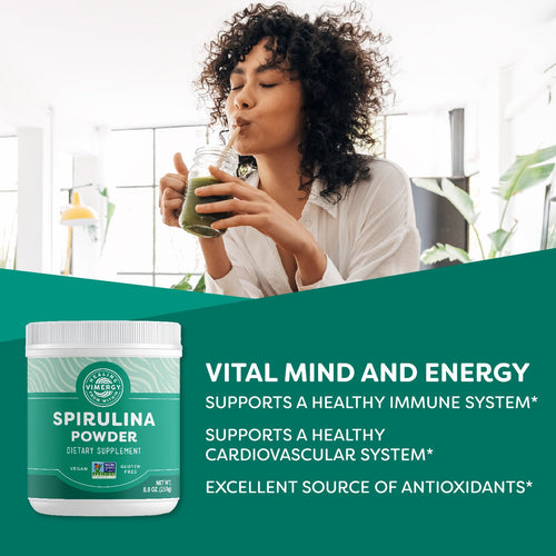 USA Grown Spirulina Vimergy Supplements Vitamins