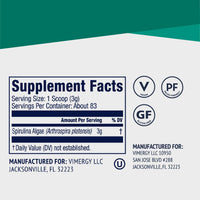 USA Grown Spirulina Vimergy Supplements Vitamins