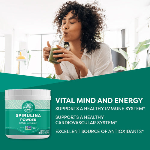 USA Grown Spirulina Vimergy Supplements Vitamins