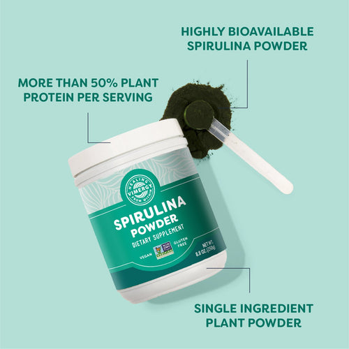 USA Grown Spirulina Vimergy Supplements Vitamins