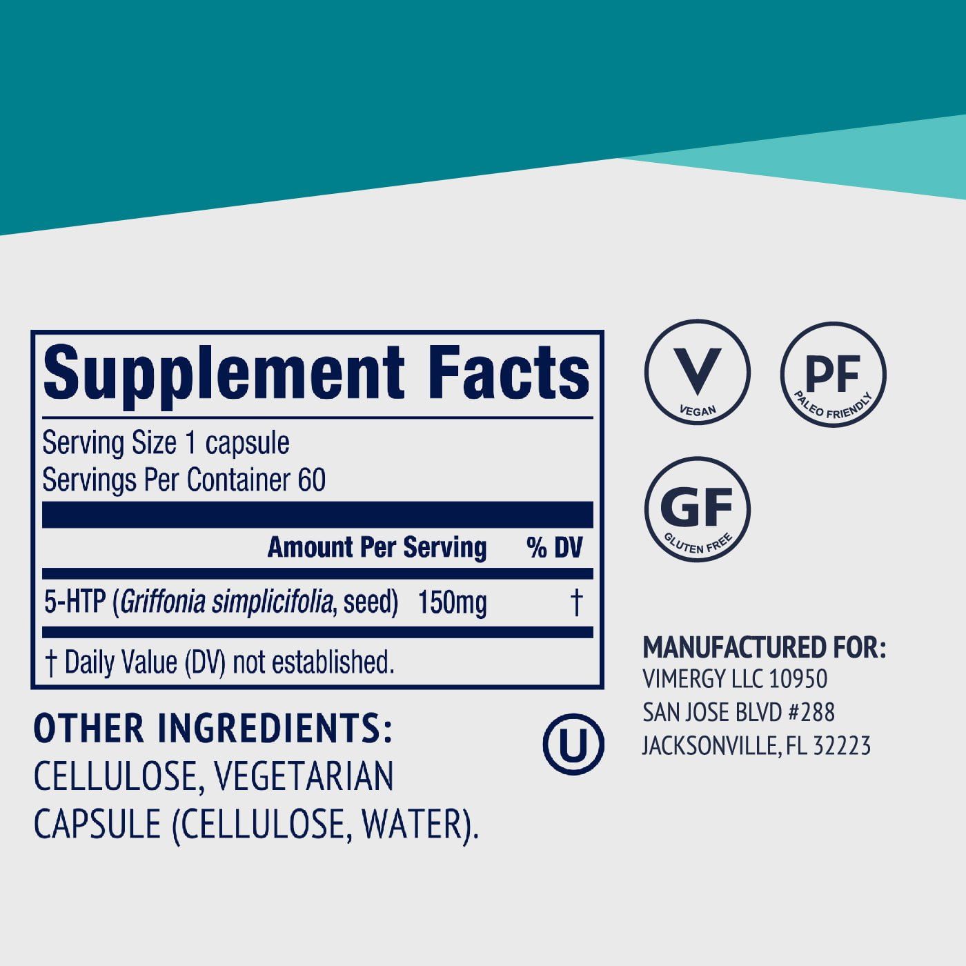 5-HTP Vimergy Supplements Vitamins