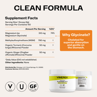 VIMERGY Flexagility Magnesium MSM Turmerix Vitamins Supplement Powder|type_supplement_facts