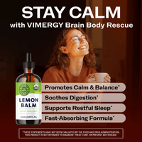 Lemon Balm Ashwagandha Brain Body Rescue Kit VIMERGY Supplements Vitamins|type_benefits