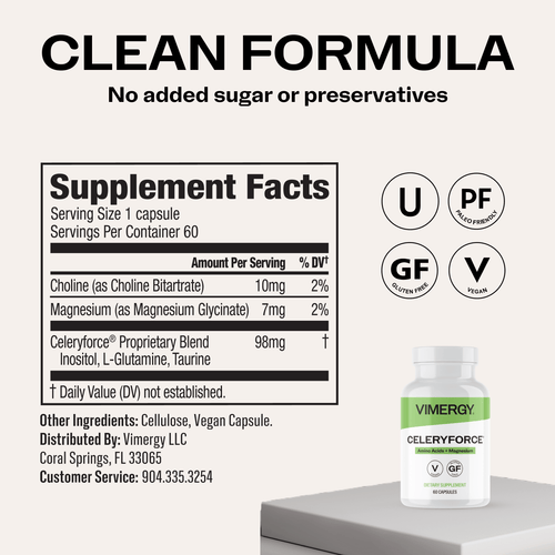 Celeryforce® VIMERGY Supplements Vitamins|type_supplement_facts