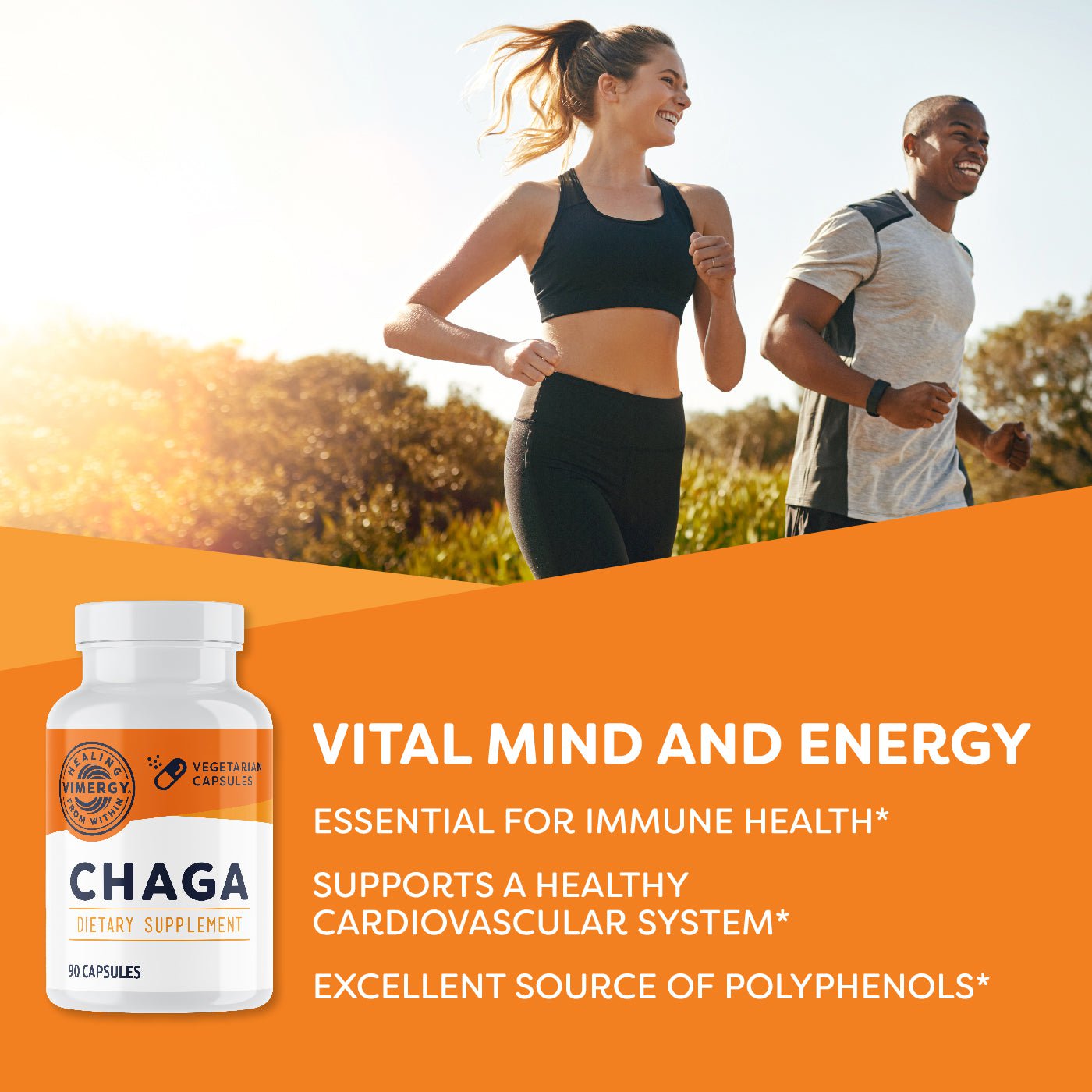 Chaga Capsules Vimergy Supplements Vitamins