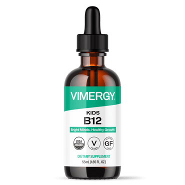 Kids Organic Liquid B12 VIMERGY Supplements Vitamins|type_hero