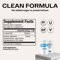 L-Lysine VIMERGY Vitamins Supplements