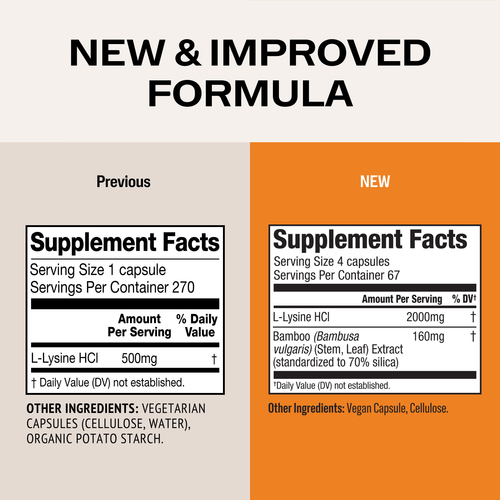 L-Lysine Supplements | Amino Acid Vitamins  VIMERGY US