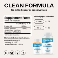 L-Lysine with Silica Home & Travel Kit