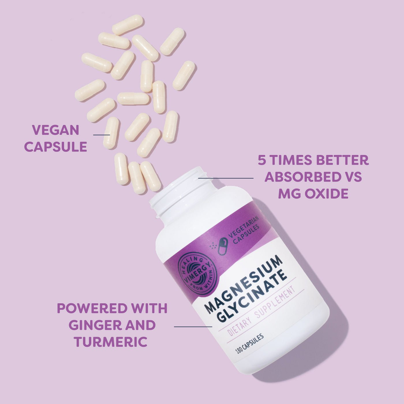 Magnesium Glycinate Vimergy Supplements Vitamins