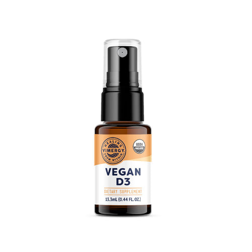 Organic Liquid Vegan D3 Vimergy Supplements Vitamins