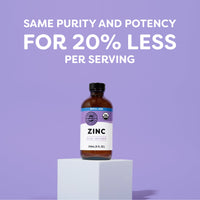 Organic Liquid Zinc Vimergy Supplements Vitamins 