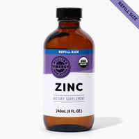 Organic Liquid Zinc Vimergy Supplements Vitamins 