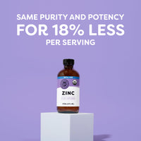 Organic Liquid Zinc Vimergy Supplements Vitamins 