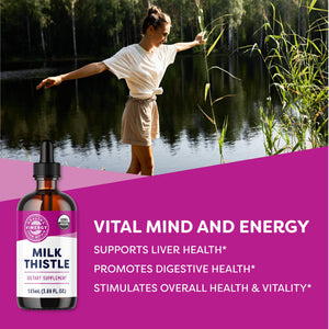 Organic Milk Thistle 20:1 Vimergy Supplements Vitamins