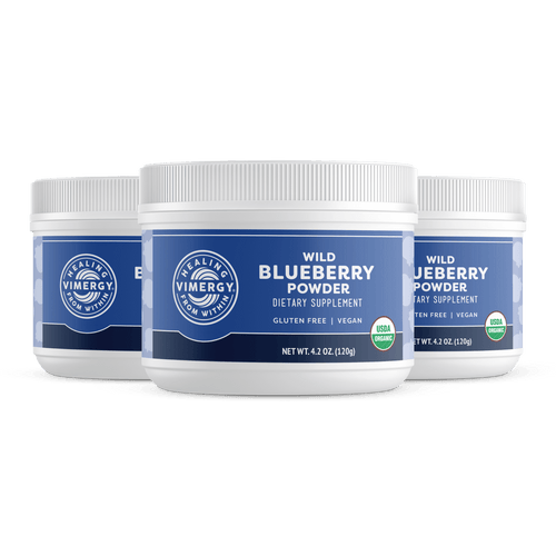 Organic Wild Blueberry Powder Brain Body Protect VIMERGY Supplements Vitamins|type_hero
