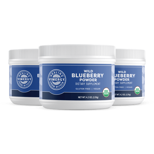 Organic Wild Blueberry Powder Brain Body Protect VIMERGY Supplements Vitamins|type_hero