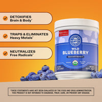 Organic Wild Blueberry Powder Brain Body Protect VIMERGY Supplements Vitamins