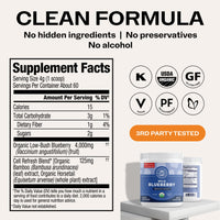 Organic Wild Blueberry Powder Brain Body Protect VIMERGY Supplements Vitamins