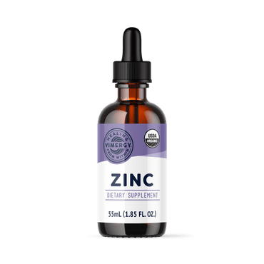 Organic Zinc Liquid 60ml Vimergy Supplements Vitamins