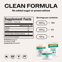 Spirulina Powder Home & Travel Kit