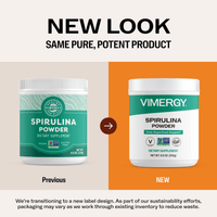 USA Grown Spirulina VIMERGY Supplements Vitamins 