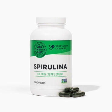USA Grown Spirulina Caps Vimergy Supplements Vitamins
