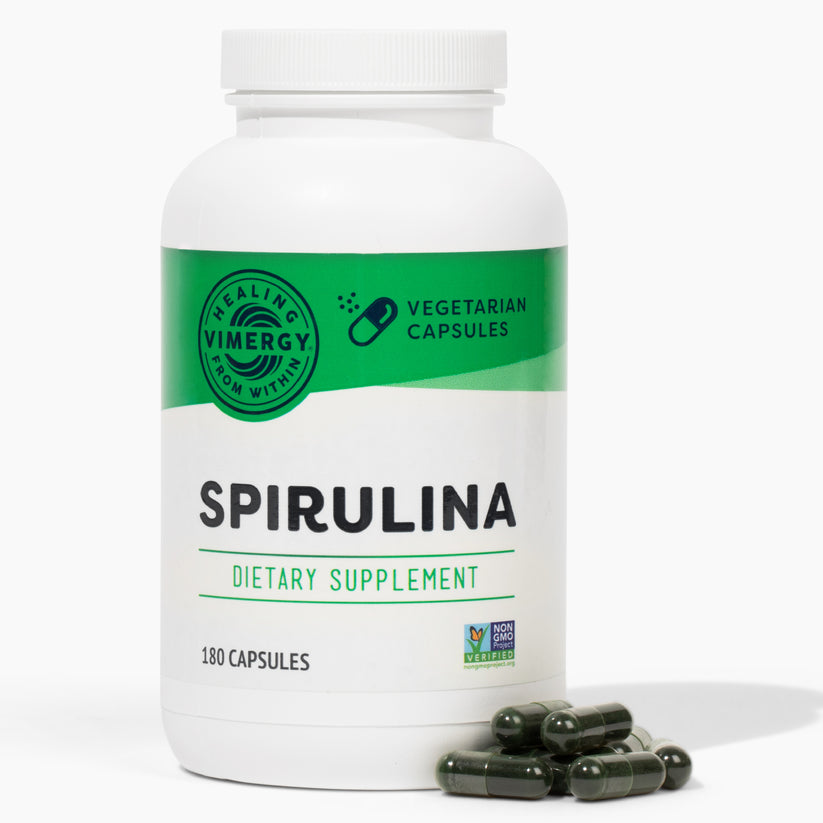 Spirulina Capsules Spirulina Vitamins Vimergy