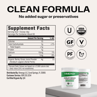 Organic Barley Grass Juice VIMERGY Supplements Vitamins 
