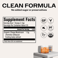 Organic Chaga VIMERGY Supplements Vitamins 