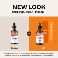 Organic Liquid Ashwagandha VIMERGY Supplements Vitamins
